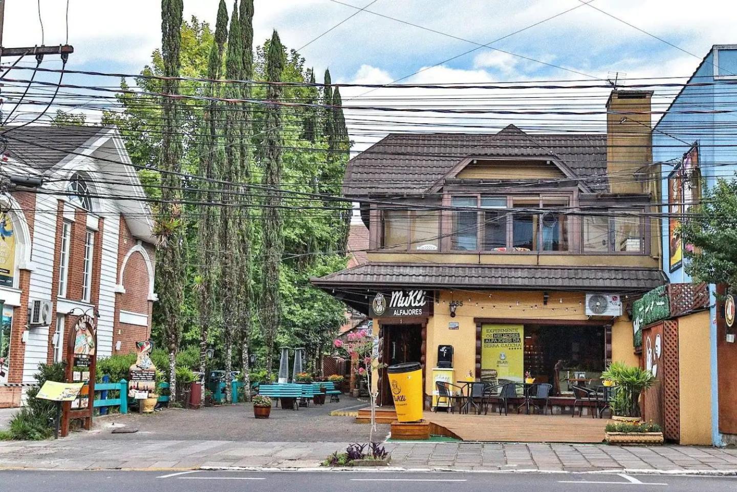 Locar-In Gramado - Loft A 50 M Da Rua Coberta. Apartment Luaran gambar
